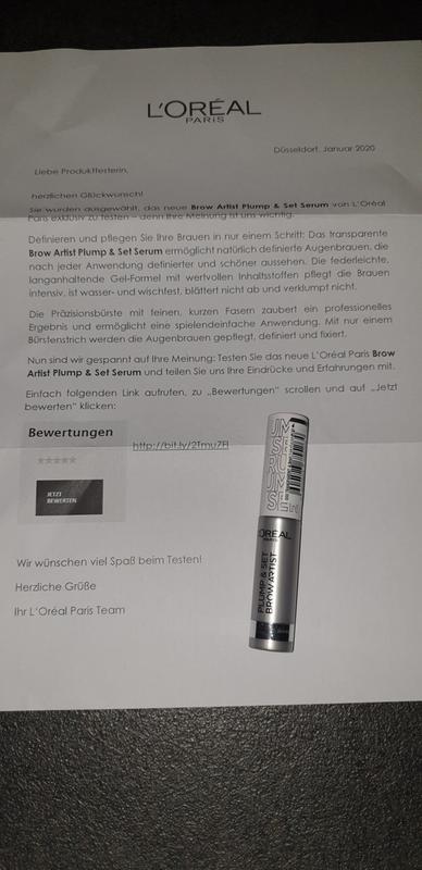 ich durfte ds Produkt testen