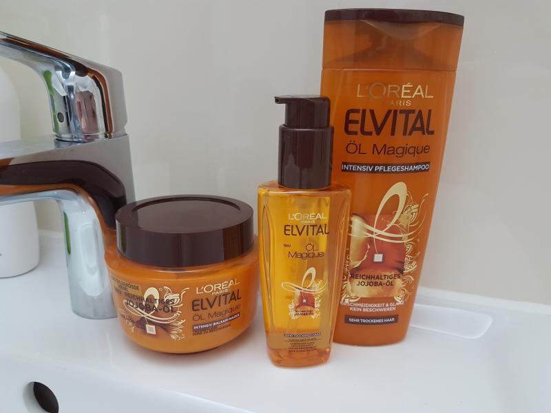 Shampoo, Maske und das Öl