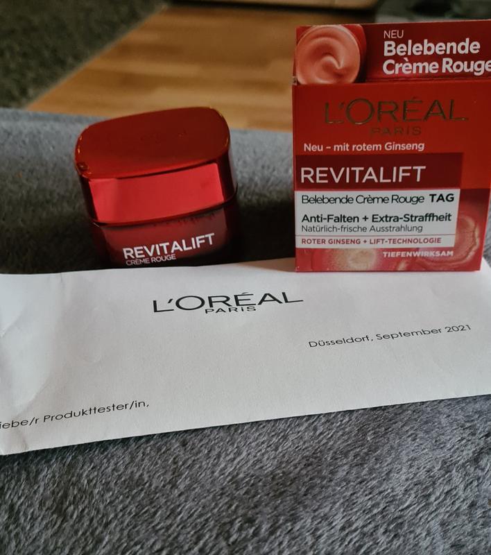 L'orèal Revitalift belebende Creme Rouge Tag