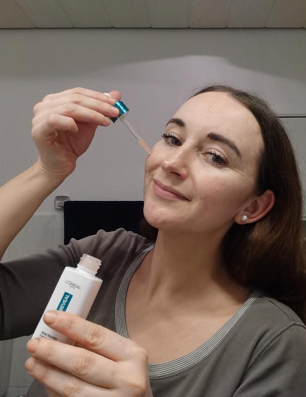 Bei der Anwendung von dem Serum