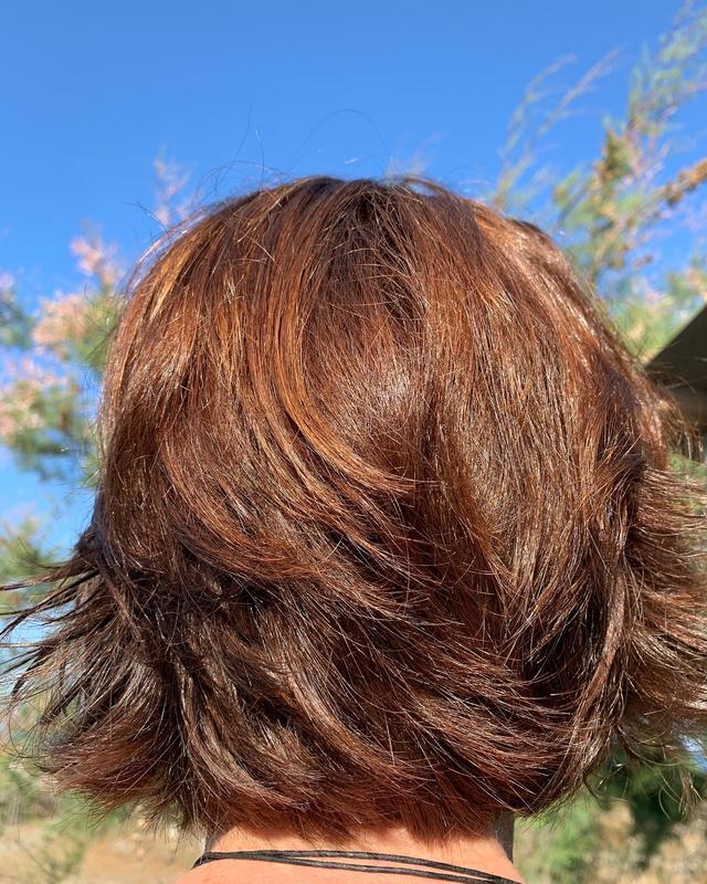 Meine Haare nach dem Färben mit U5