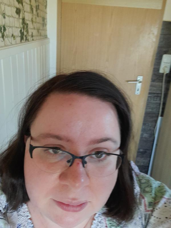 Meine Haare nach der Anwendung von vorne.