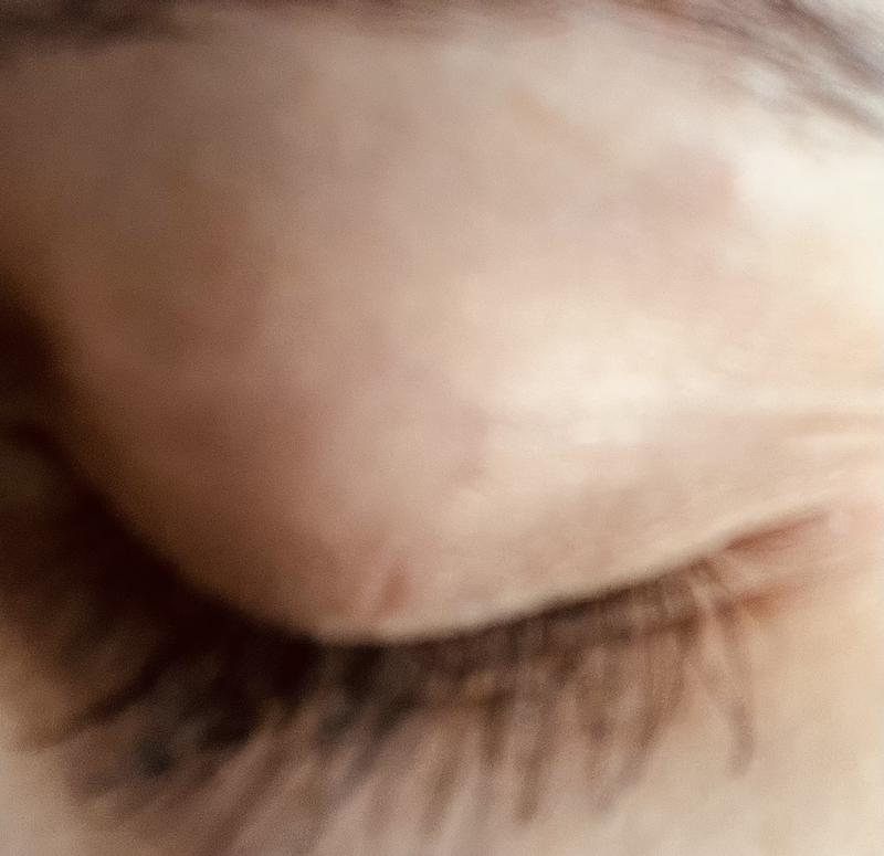 Ergebnis: Längere Wimpern