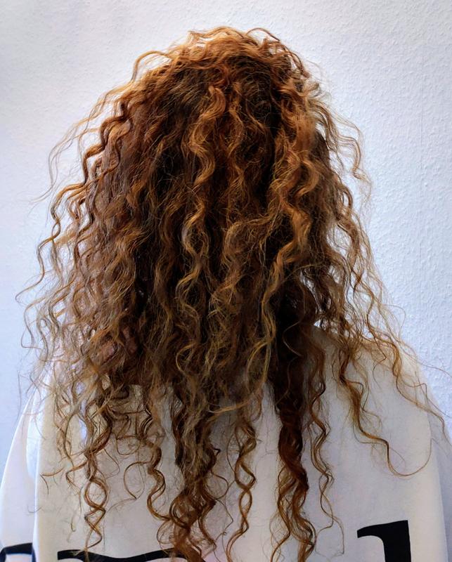 Locken nach dem Lufttrocknen