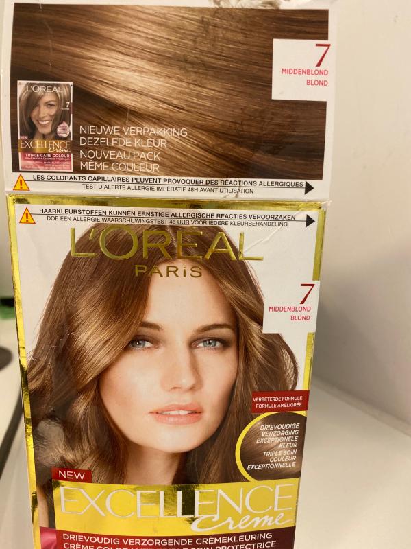 Haarverf met Grijsdekking Middenblond L'Oréal Paris