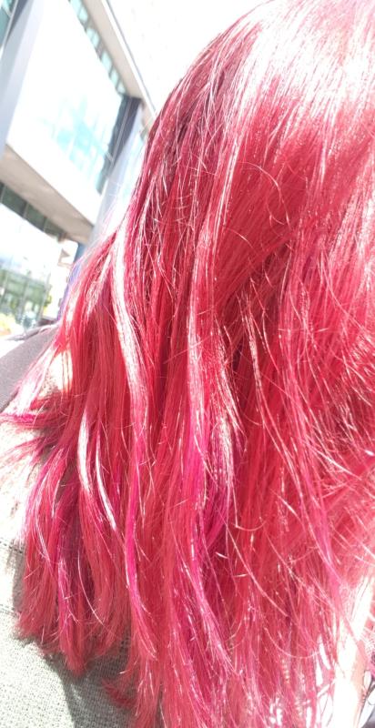 Mijn haartjes, gedroogd, na de conditioner