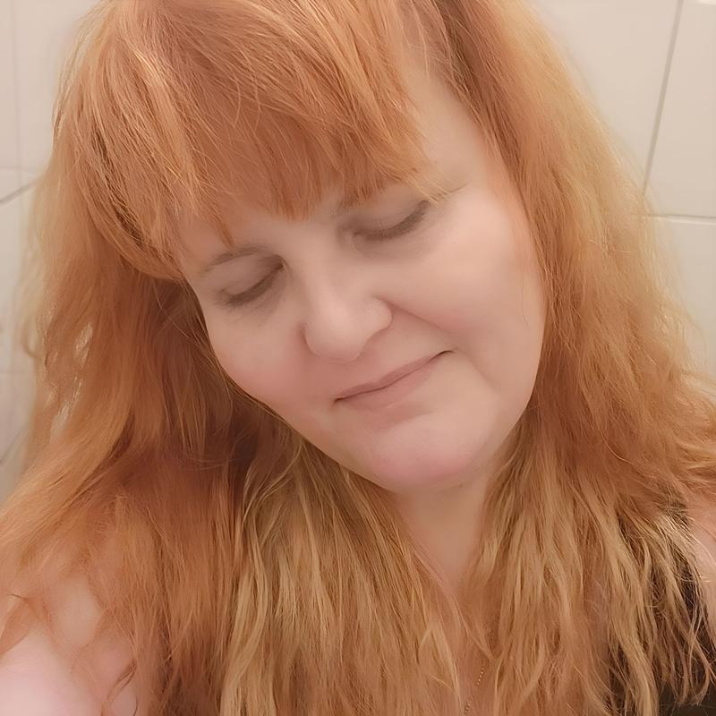 Mijn onderste haar mooi blond.
