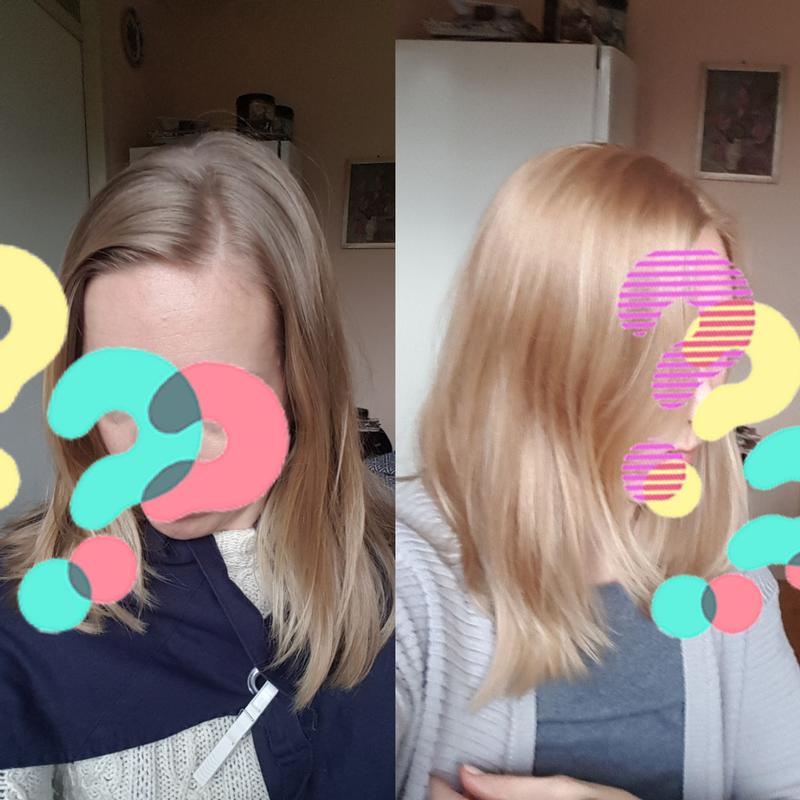 Links: voor (natuurlijk, ongeverfd). Rechts: na casting 1010
