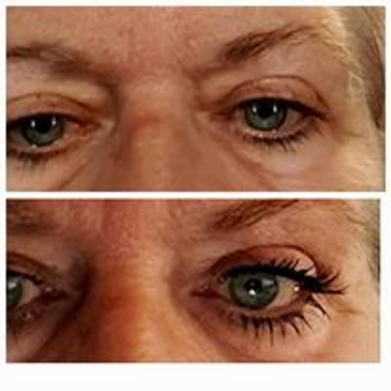 kijk wat een effect met deze mascara!
