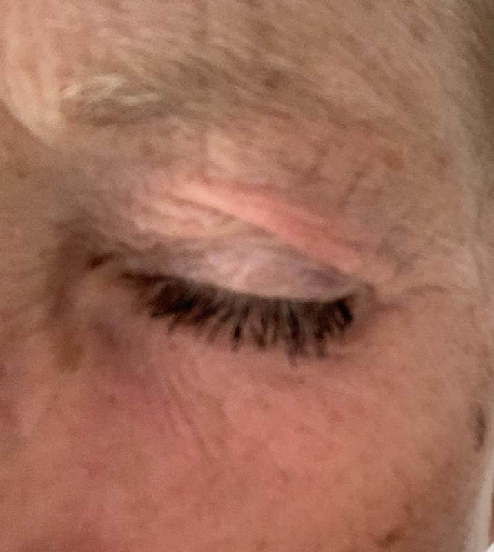 After 2nd curved brush application
