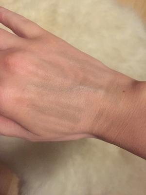 Product tested on my hand. Barely noticeable.