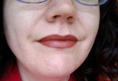 Lovely smooth colour but does feel a bit dry.