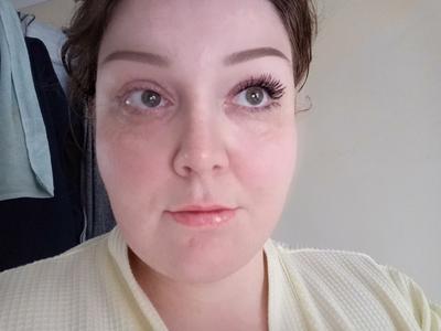 After 3 coats of primer and mascara!