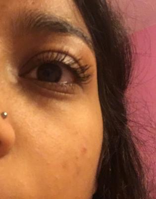 Lashes with mascara