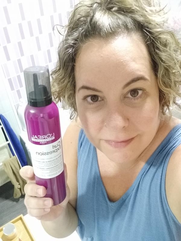 mousse loreal nutre y repara.