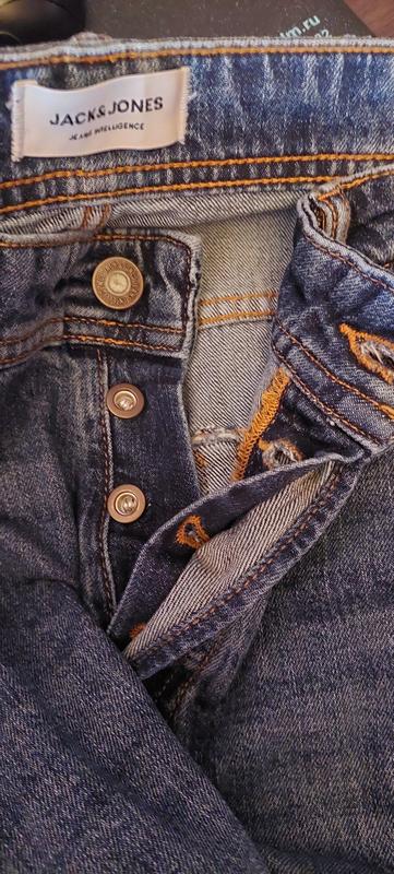 Джинсы прямые jjimike синий Jack & Jones купить в интернет-магазине ...