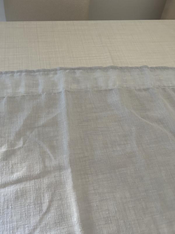 Tenda Effetto Lino Stile Rustico, Grigio-verde, 100x160 Cm, Con Bordo All'uncinetto E Passante, Per Porta O Finestra