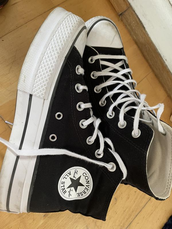 Chuck taylor all star lift canvas high top flatform trainers