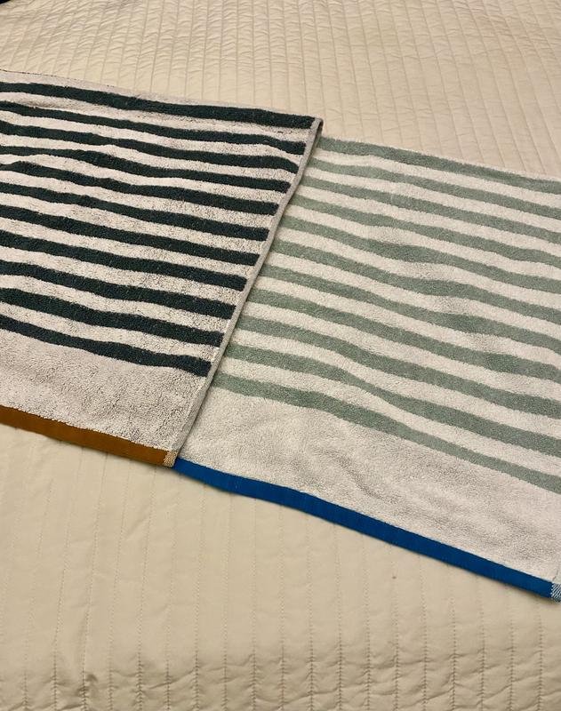 Полотенце для рук в полоску 500 г/м², scenarioLa Redoute Interieurs ...