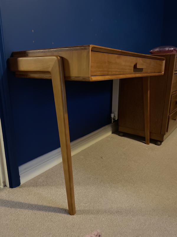 Colas vintage console desk dark oak wood La Redoute Interieurs | La Redoute