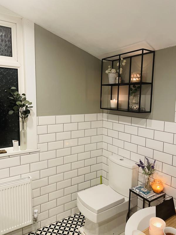 Hiba metal 2shelf wall storage unit black La Redoute Interieurs La