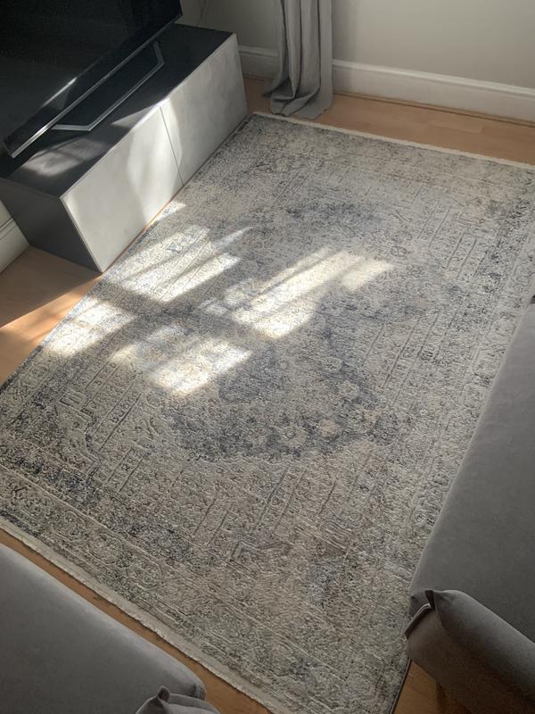 Distressed traditional vintage rug, grey, So'home La Redoute