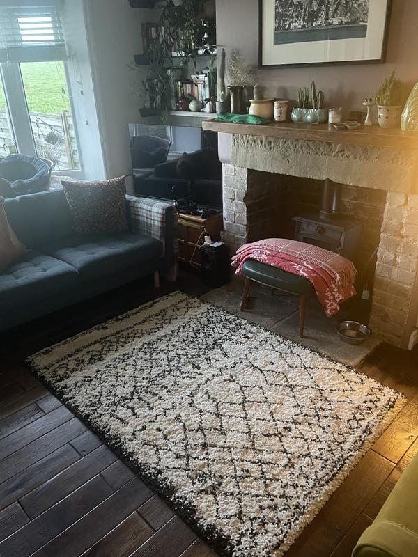 Afaw berberstyle rug, black/white, La Redoute Interieurs La Redoute