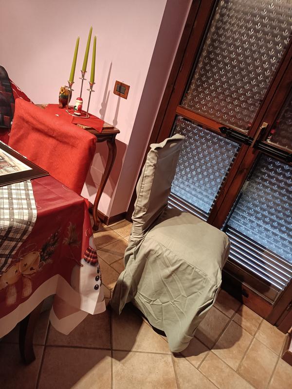 Coprisedia In Plastica Trasparente Impermeabili, Confezione Da 8 Per Sedie Da Pranzo, PVC Ispessito Lavabile
