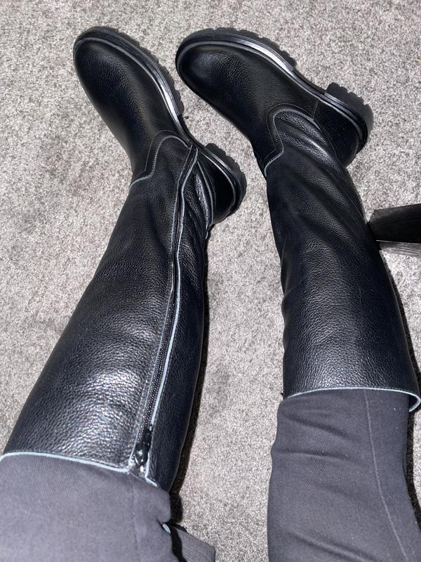 Leather riding boots hot sale size 5