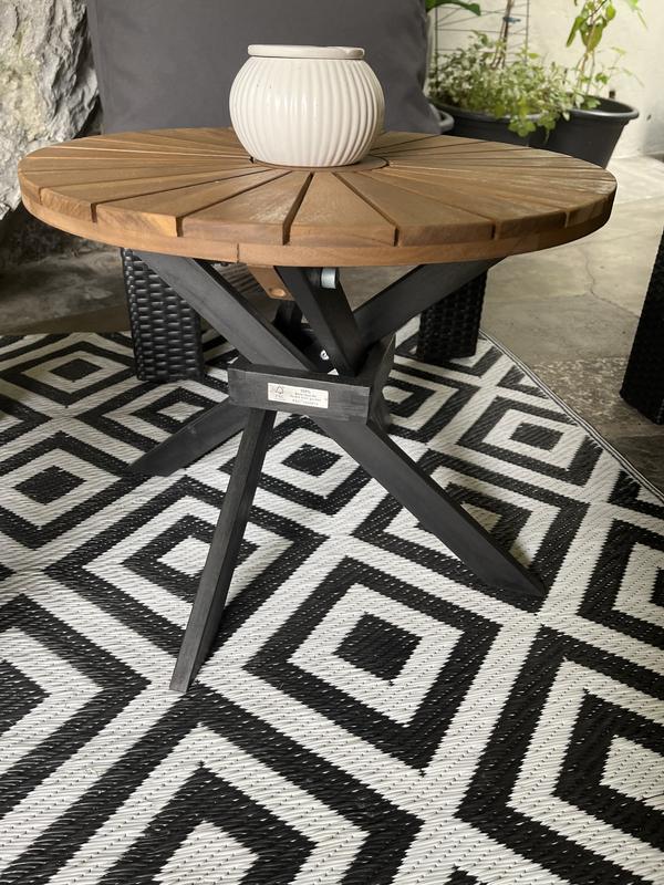 Table basse de jardin acacia, jakta naturel/noir Am.Pm La Redoute
