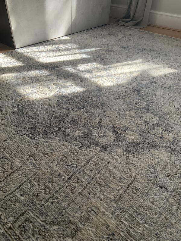 Distressed traditional vintage rug, grey, So'home La Redoute