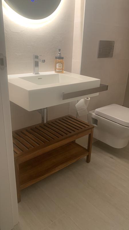 Banco de baño haumea, de acacia, 50 cm acacia La Redoute Interieurs