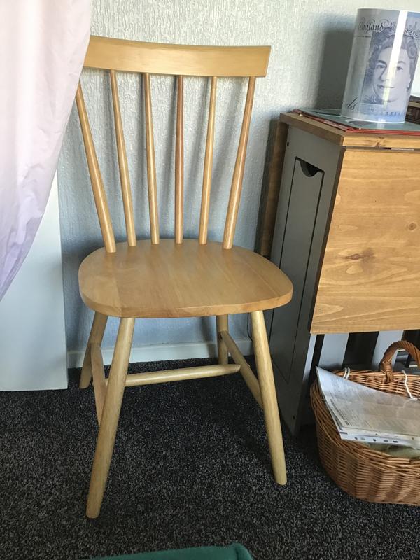 Set of 2 jimi solid wood spindle-back dining chairs La Redoute Interieurs | La Redoute
