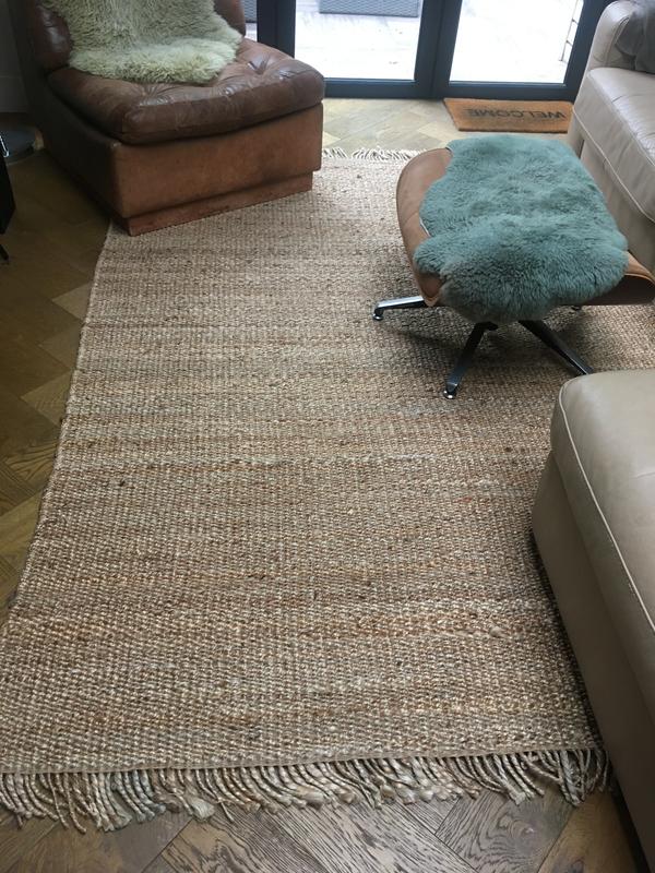 Aftas oval jute rug, natural, La Redoute Interieurs