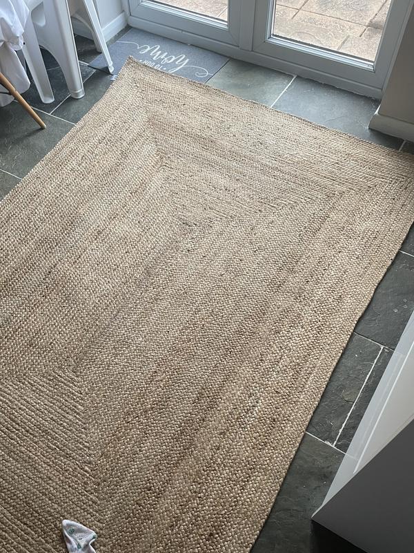 Aftas rectangular jute rug, natural, La Redoute Interieurs | La Redoute