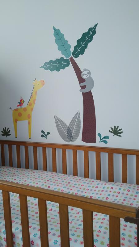  RW-39219 Creative Jungle Forest Wall Decals Lovely