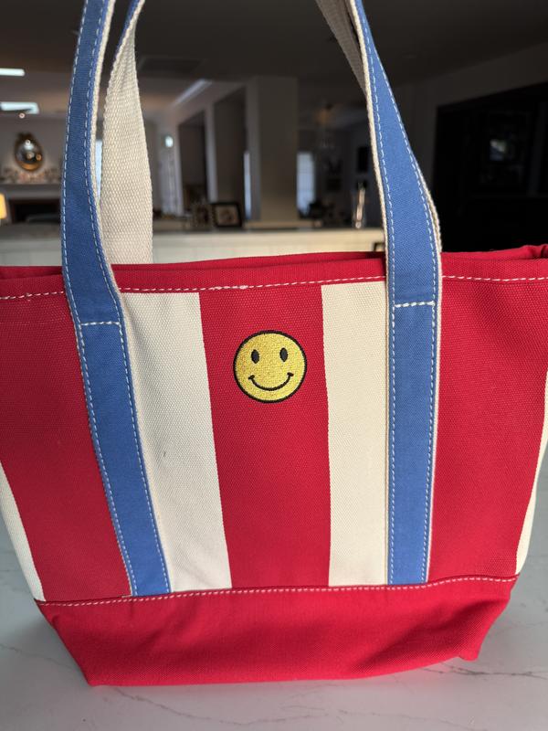 Medium Print 5 Pocket Open Top Canvas Tote Bag | Lands' End