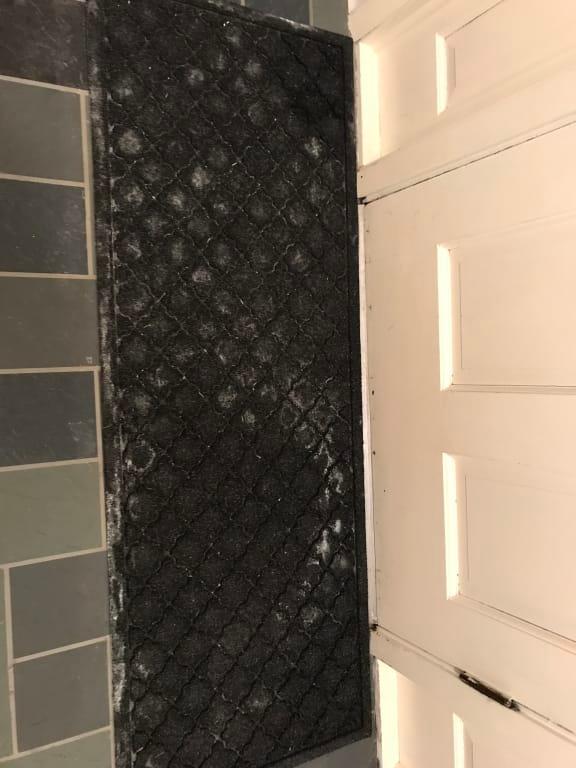 Rubber Door Mat with Grid Design - Water Glutton Cordova 34x52