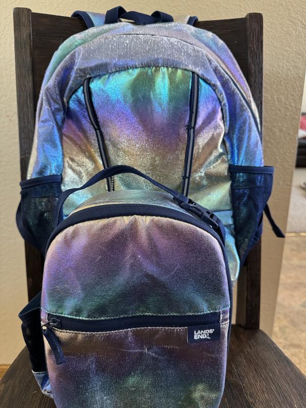 Lands End Girls Backpack- hotsell Ombre Tie Dye Foil