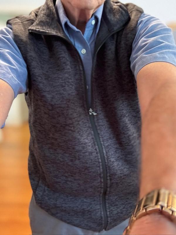 トップス 700fill Small Payment Logo Fleece Vest Custom Embroidered Fleece Vest for Men - Add Your Text