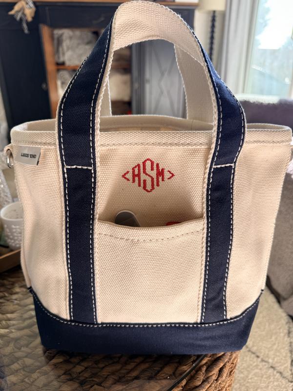 Natural Open Top Canvas Tote Bag | Lands' End Business Uniforms