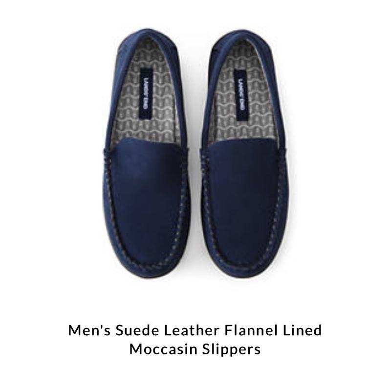 Lands end leather discount slippers