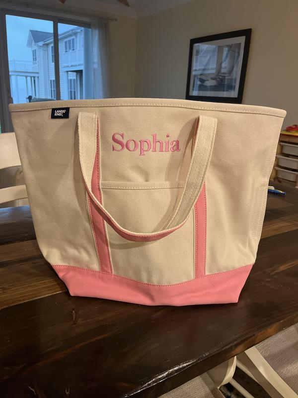 Lands' End Natural Open Top Beach Bag, Editor Review