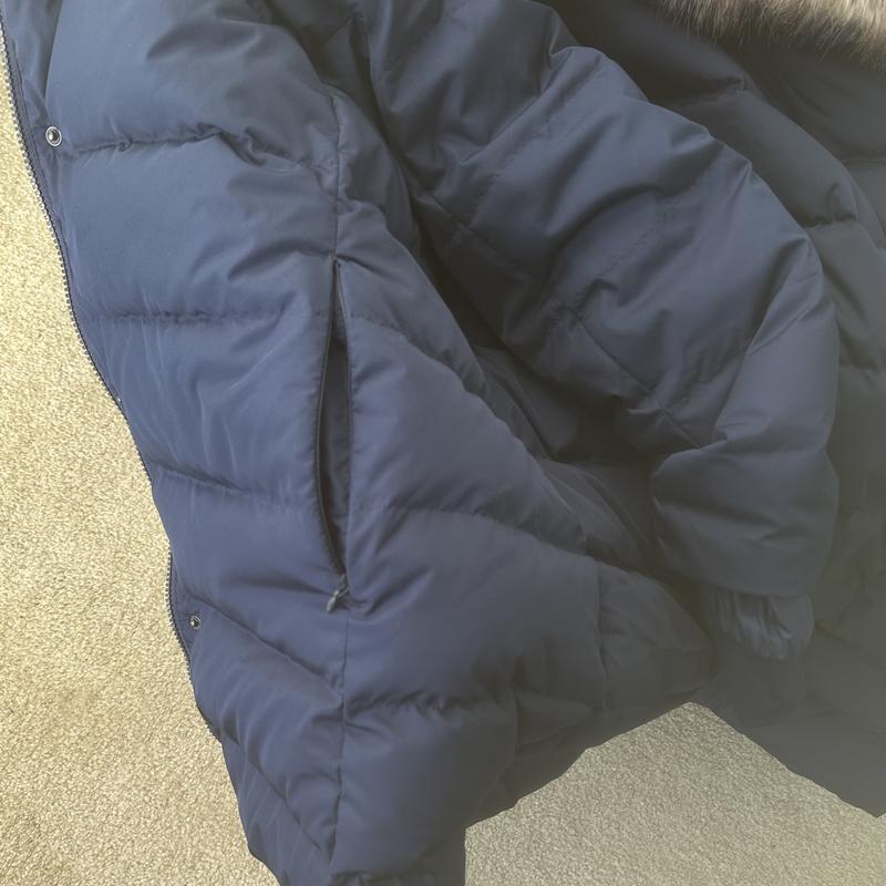 Women's 600 Down Winter Long Coat with Hood | Lands' End