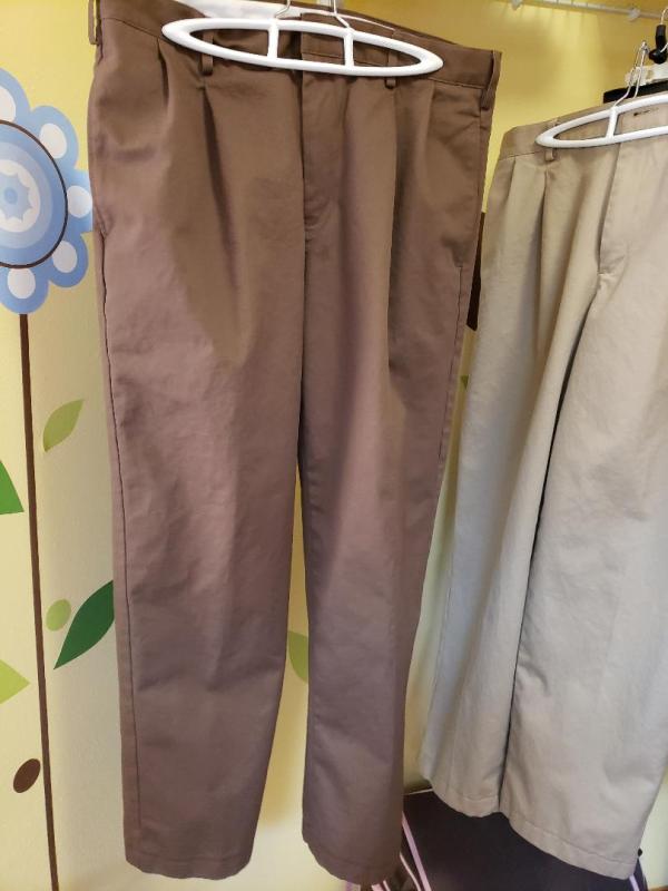 Lands' End Men's Traditional Flat Front Chino Pants – 299560, Multiple Sizes & Colors Available