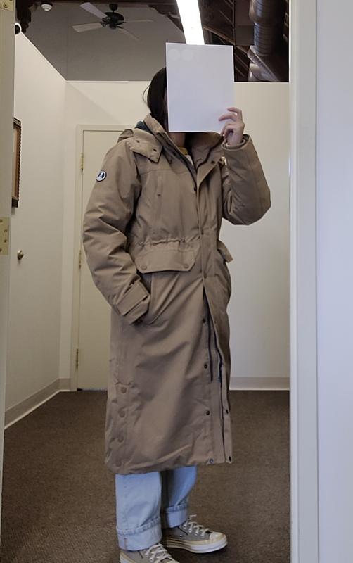 Lands end outlet maxi down coat