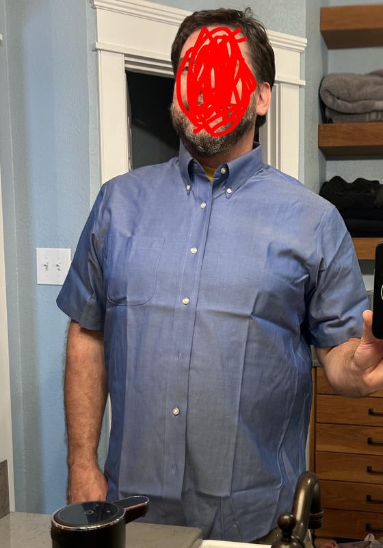 dress shirt no sleeves Cubavera Men's No-Pocket Guayabera Short Sleeve Shirt in Reseda, Size Small, Linen Blend