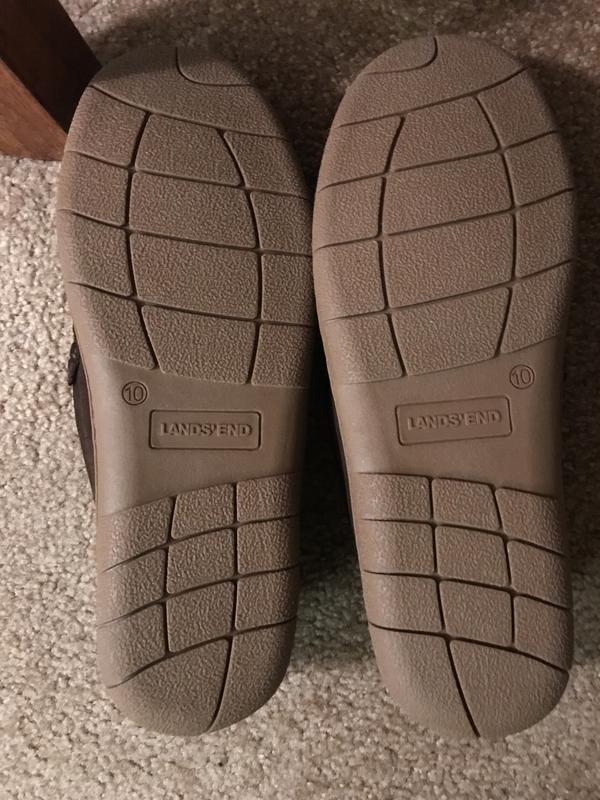 Men's lands end online slippers