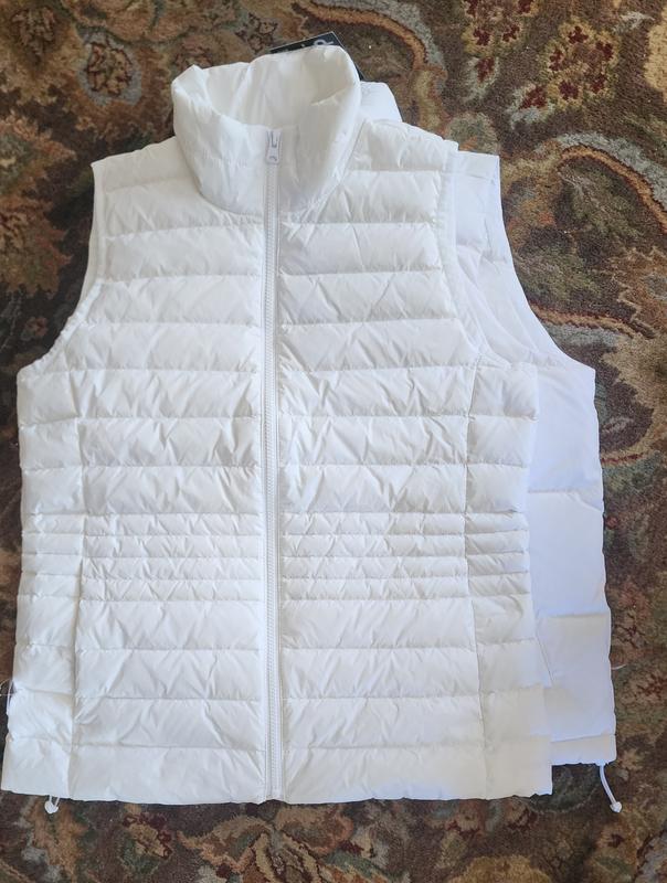 【A.subjjject】SHELL DOWN VEST WHITE Women's Wanderweight Packable Down Vest | Lands' End