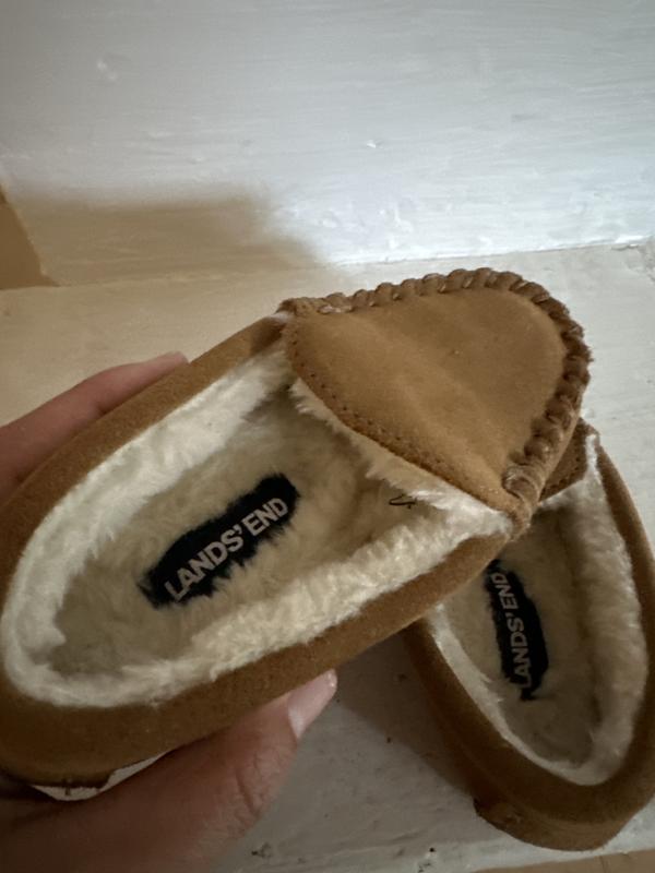 Lands End Kids Fuzzy Slippers